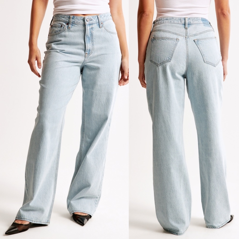 Abercrombie & Fitch The Loose High Rise Denim Jeans